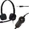 H151, Logitech Stereo Headset with noise cancelling , 3.5mm black 1.8 m  (L981-000589)