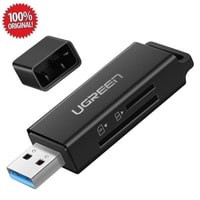 CM104 UGREEN  (40752) USB 3.0 to TF + SD Dual Card Reader (Black)