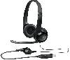 H390, LOGITECH H390 Corded Headset mic - BLACK USB (1.9 m) (L981-000406)