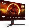  Q27G2E, AOC, Monitor, Gaming 27" 2K 2560x1440  VA, 155 Hz, 1ms, FreeSync Premium (HDMI, DisplayPort) Black, Red.