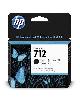 3ED71A HP 712 80ml Black Ink Cartridge