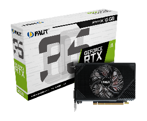 NE63050018JE-1070F, PALIT RTX3050 STORMX 6GB GDDR6 96bit, PCI-E 4.0, CUDA Cores 2304,  DVI HDMI DP