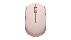 M171 Logitech Wireless Mouse 2.4GHZ -10 meters, DPI 1000±, Buttons 3, USB , ROSE 1Y (L910-006865 )