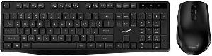 KM-8206S, Genius Wireless  Keyboard + Mouse, USB BLK,RU,2.4GHZ  