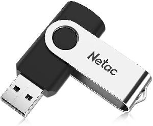 USB-მეხსიერებაNT03U505N-128G-30BK, NETAC U505 USB3.0 Flash Drive 128GB, ABS+Metal housing