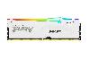KF552C36BWEA-16 Kingston FURY (RGB) White 16GB  DIMM DDR5 5200Mhz CL36 1.25V 1Rx8 288 Pin Memory Module for Desktop / Gamers