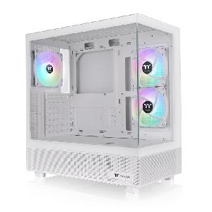 View 270 Plus TG ARGB Snow, THERMALTAKE Mid Tower,3x120mm ARGB Lite fan, 2x3.5,1x2.5,Type-Cx1, USB3.0 x2, CA-1Y7-00M6WN-01