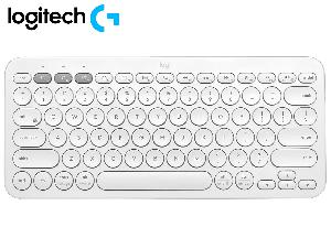 K380s, Logitech PEBBLE KEYS 2 Bluetooth keyboard with customizable keys, White L920-011852