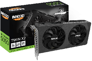  GEFORCE RTX 5050 TWIN X2 8GB, INNO3D, Ggraphics Card, 128BIT GDDR6, PCIE5 DP*3/HDMI, N50502-08D6-174071N.