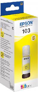  103 - C13T00S44A , EPSON, Ink, Yellow Ink Bottle, 65ml, 7,500 pages.