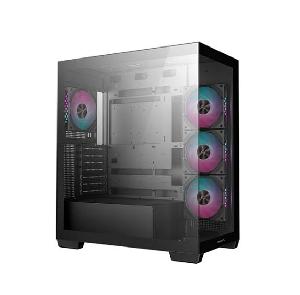 CG580 4F DEEPCOOL Mid-Tower Case , USB3.0×2 / Audio×1t, Top: Side: 360mm AIO 3×120mm PWM+ARGB,  tempered glass