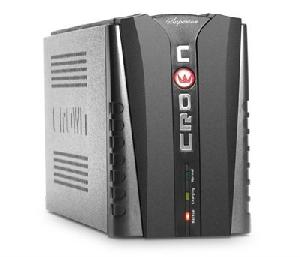 CMUX-650D EU  CROWN MICRO, UPS 650VA/390W, with 1*12V7AH battery, 2* Universal socket, black