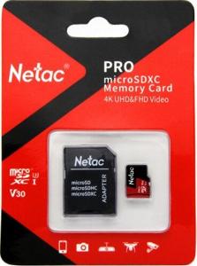  P500 Extreme Pro , NETAC, Memory Card, 32GB G-R MicroSDHC V10/A1/C10 up to100MB/s,retail pack with SD Adapter.