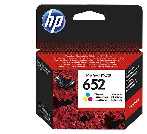  652, HP, Ink Cartridge, Tri-Color Ink Cartridge, F6V24AE.