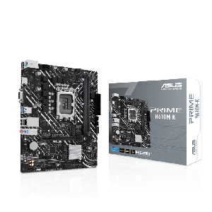 PRIME H610M-K, Asus  micro-ATX motherboard, DDR5, M.2, 1 Gb Ethernet, HDMI™, VGA, USB 3.2 Gen 1, SATA 6 Gbps, COM header, RGB