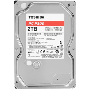 HDWD220UZSVA - 2TB, TOSHIBA P300 2TB,  3.5, 5400RPM, 128MB, SATA 6.0Gb/s