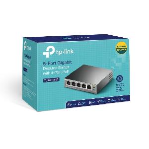 TL-SG1005P, TP-Link, 5-Port Gigabit Desktop Switch with 4-Port PoE